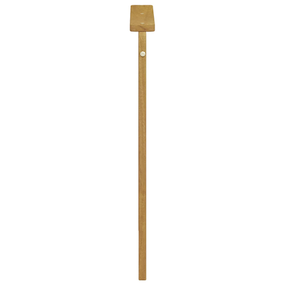 Armstödmodul 2 St Vit 59 X 6 X 61 Cm Massivt Akaciaträ
