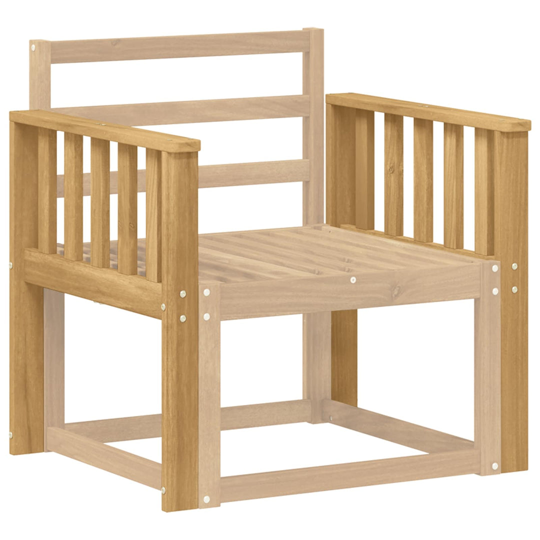 Armstödmodul 2 St Vit 60 X 6 X 61 Cm Massivt Akaciaträ