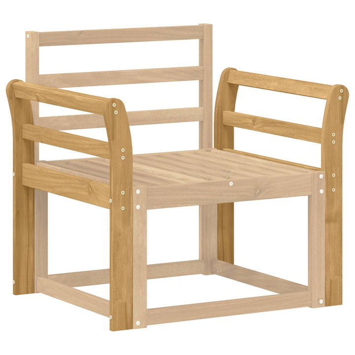Armstödmodul 2 St Vit 58,5 X 8,5 X 60 Cm Massivt Akaciaträ