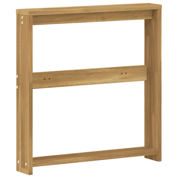 Armstödmodul 2 St Vit 58,5 X 10 X 61 Cm Massivt Akaciaträ