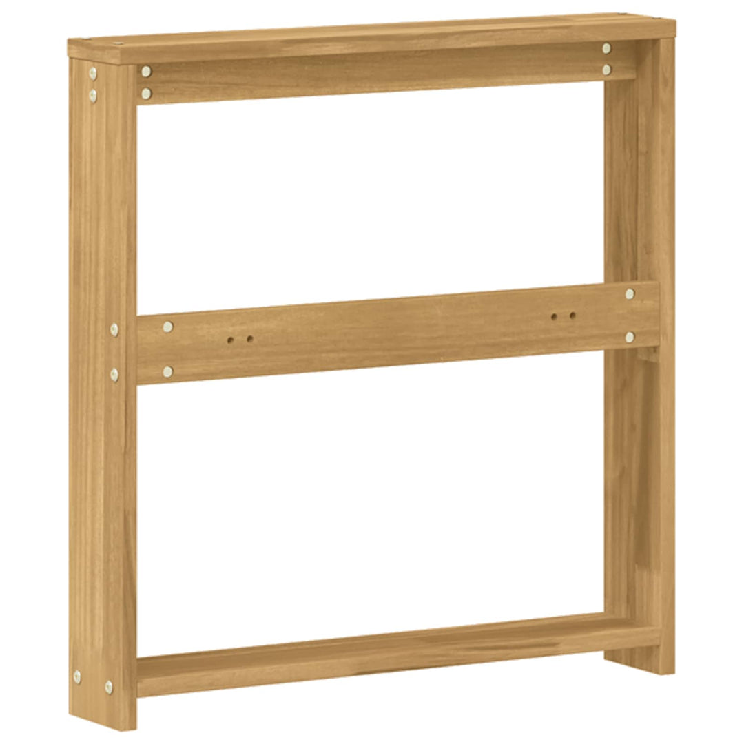 Armstödmodul 2 St Vit 58,5 X 10 X 61 Cm Massivt Akaciaträ