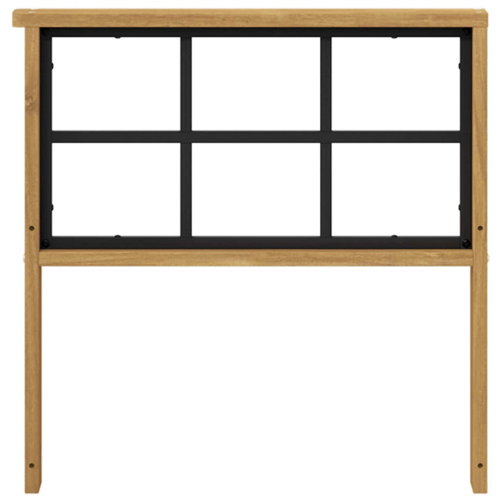 Armstödmodul 2 St Vit 60 X 6 X 61 Cm Massivt Akaciaträ