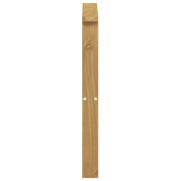 Armstödmodul 2 St Vit 60 X 6 X 61 Cm Massivt Akaciaträ