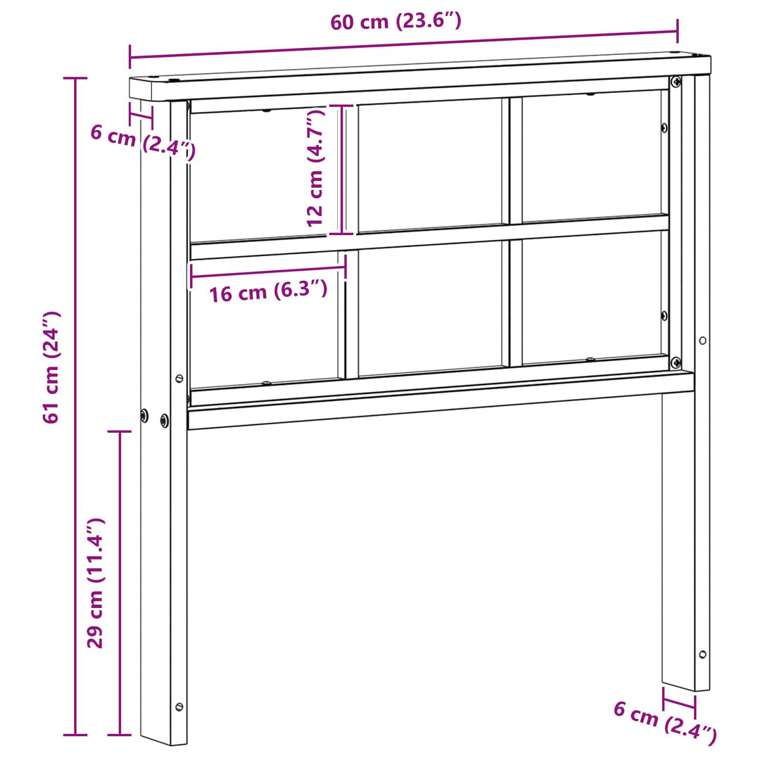 Armstödmodul 2 St Vit 60 X 6 X 61 Cm Massivt Akaciaträ