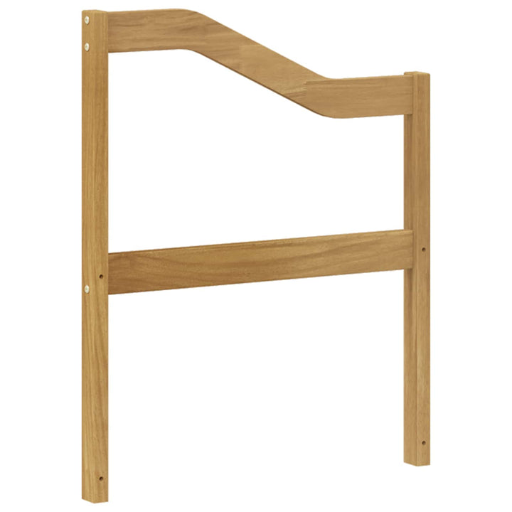 Armstöd Moduler 2 St Vit 59 X 4 X 73 Cm Massivt Akaciaträ