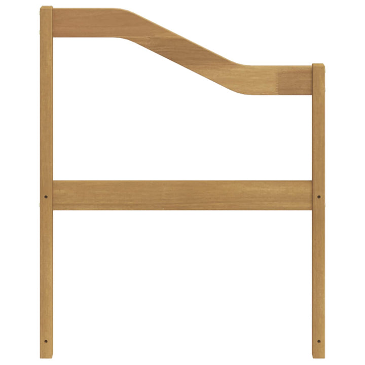 Armstöd Moduler 2 St Vit 59 X 4 X 73 Cm Massivt Akaciaträ