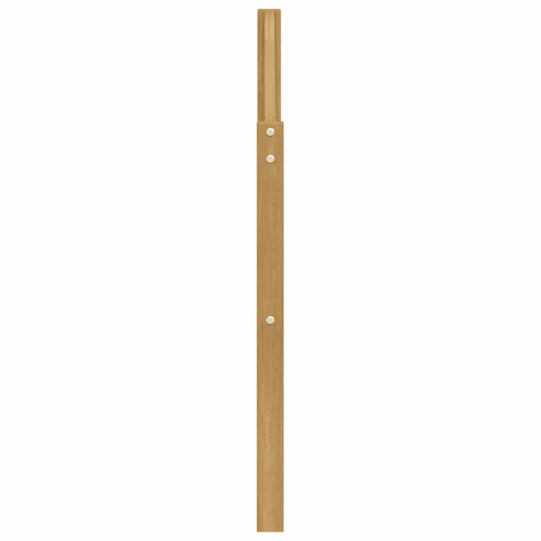 Armstöd Moduler 2 St Vit 59 X 4 X 73 Cm Massivt Akaciaträ