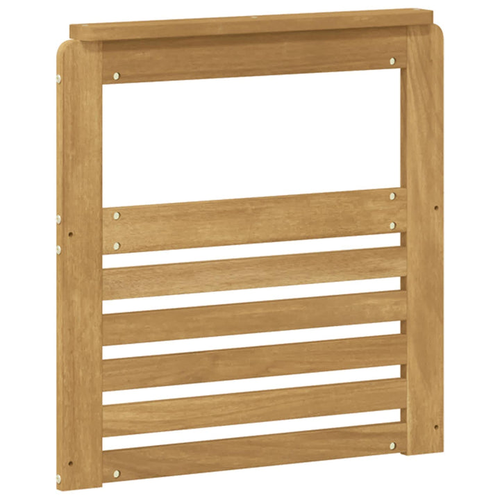 Armstödmodul 2 St Vit 59 X 6 X 61 Cm Massivt Akaciaträ