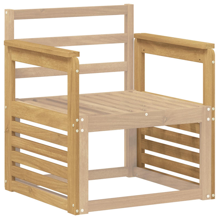 Armstödmodul 2 St Vit 59 X 6 X 61 Cm Massivt Akaciaträ