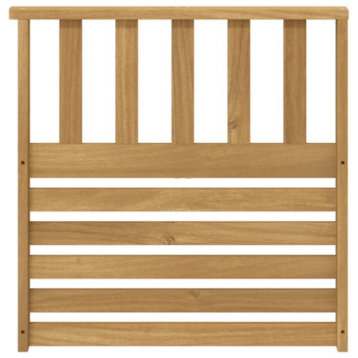 Armstödmodul 2 St Vit 60 X 6 X 61 Cm Massivt Akaciaträ