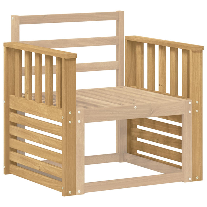Armstödmodul 2 St Vit 60 X 6 X 61 Cm Massivt Akaciaträ