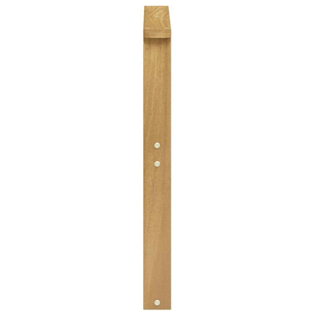 Armstödmodul 2 St Vit 60 X 6 X 61 Cm Massivt Akaciaträ