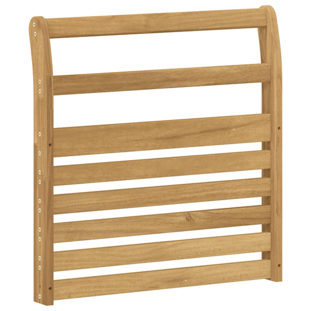 Armstödmodul 2 St Vit 58,5 X 8 X 60 Cm Massivt Akaciaträ