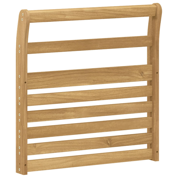 Armstödmodul 2 St Vit 58,5 X 8 X 60 Cm Massivt Akaciaträ