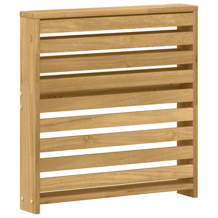 Armstödmodul 2 St Vit 58,5 X 10 X 61 Cm Massivt Akaciaträ
