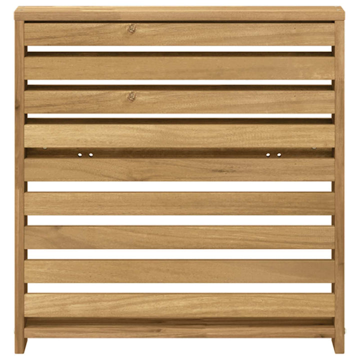 Armstödmodul 2 St Vit 58,5 X 10 X 61 Cm Massivt Akaciaträ