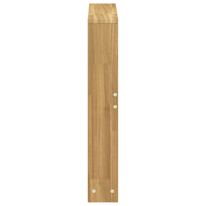 Armstödmodul 2 St Vit 58,5 X 10 X 61 Cm Massivt Akaciaträ