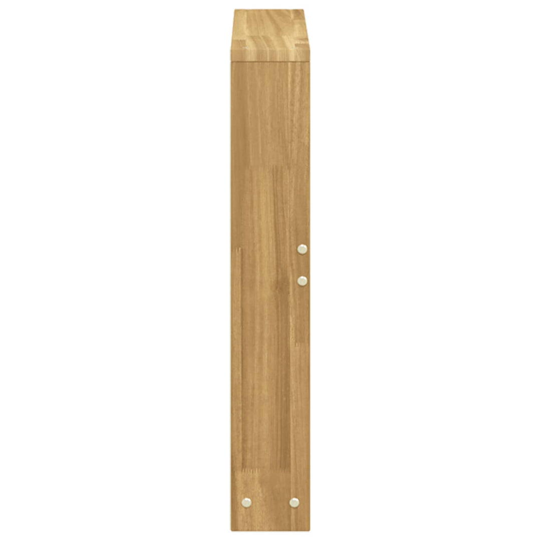 Armstödmodul 2 St Vit 58,5 X 10 X 61 Cm Massivt Akaciaträ