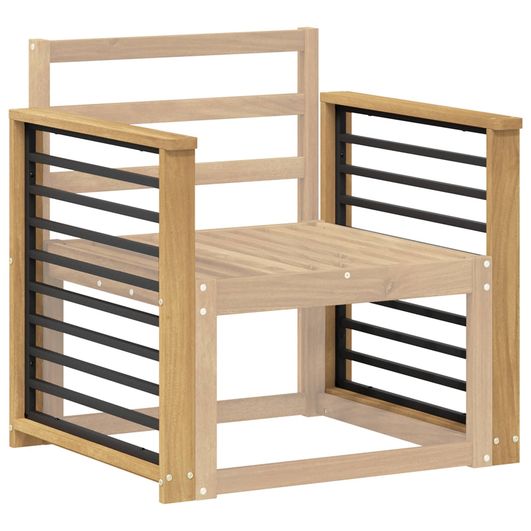 Armstödmodul 2 St Vit 60 X 6 X 61 Cm Massivt Akaciaträ
