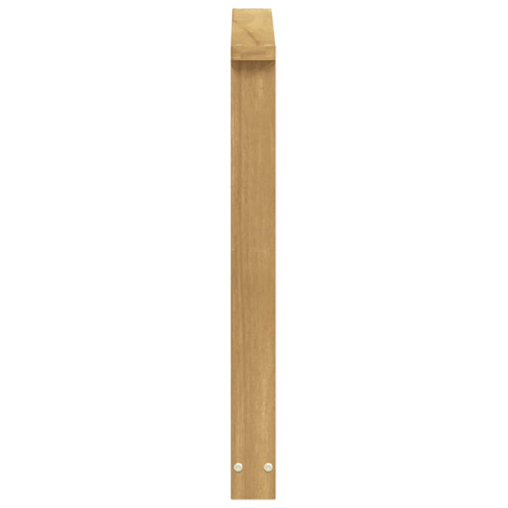 Armstödmodul 2 St Vit 60 X 6 X 61 Cm Massivt Akaciaträ
