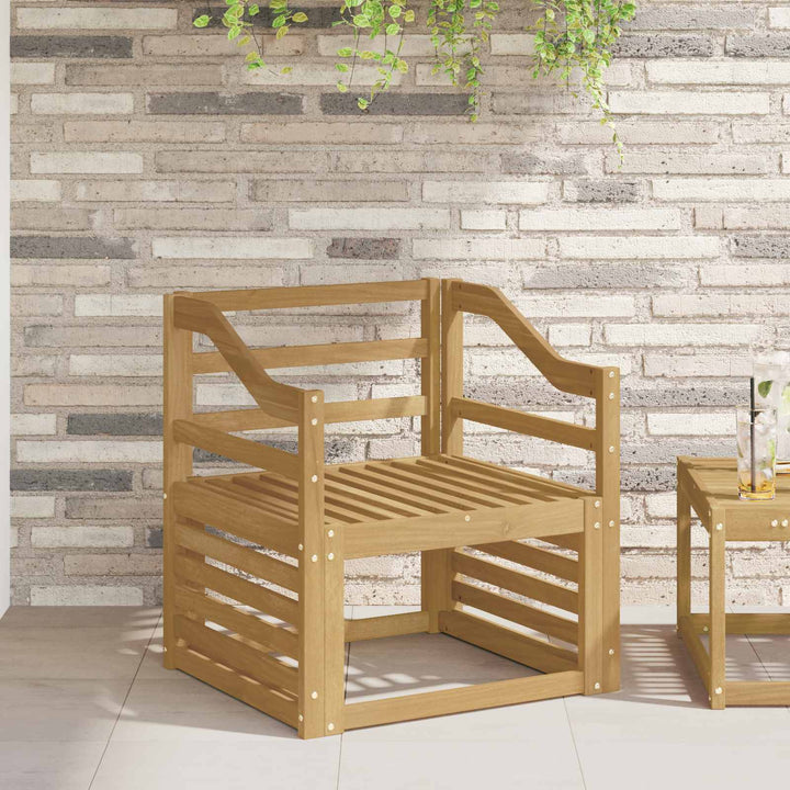 Armstödmodul 2 St Vit 59 X 4 X 73 Cm Massivt Akaciaträ