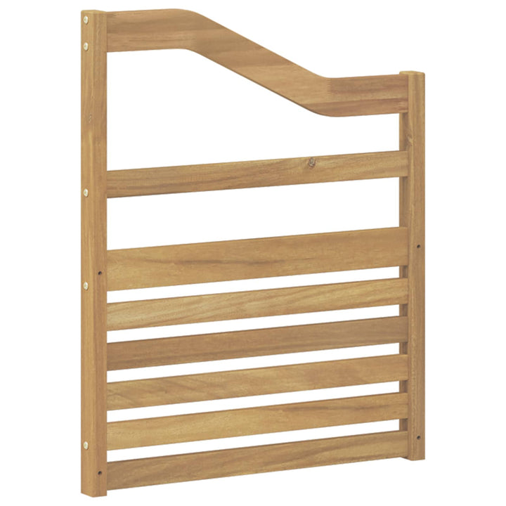 Armstödmodul 2 St Vit 59 X 4 X 73 Cm Massivt Akaciaträ