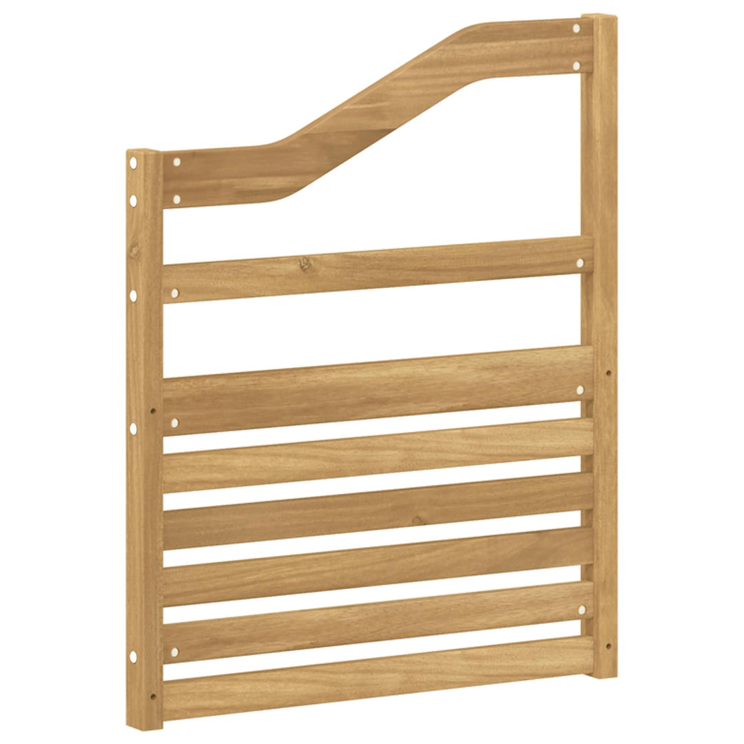 Armstödmodul 2 St Vit 59 X 4 X 73 Cm Massivt Akaciaträ