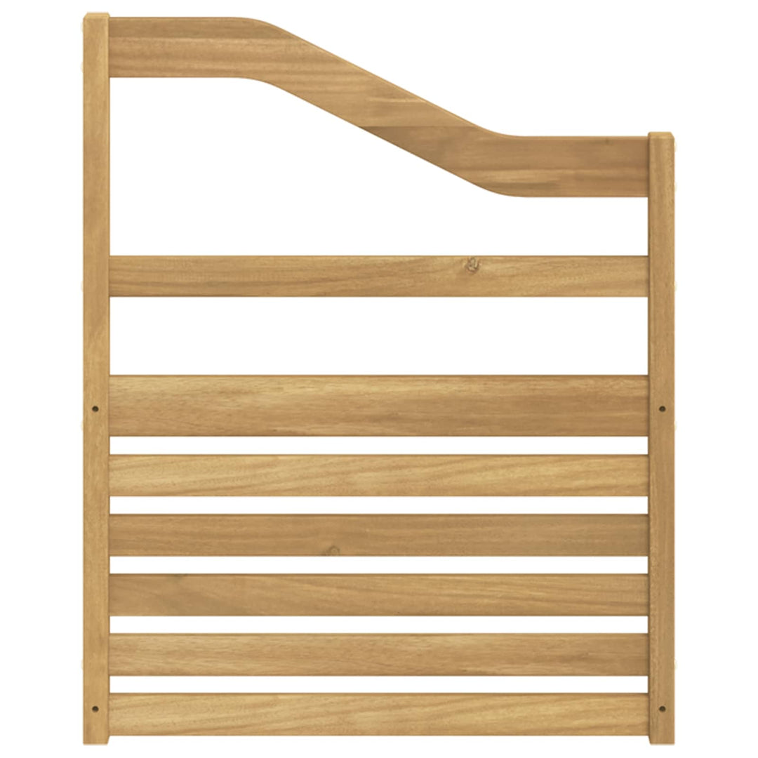 Armstödmodul 2 St Vit 59 X 4 X 73 Cm Massivt Akaciaträ