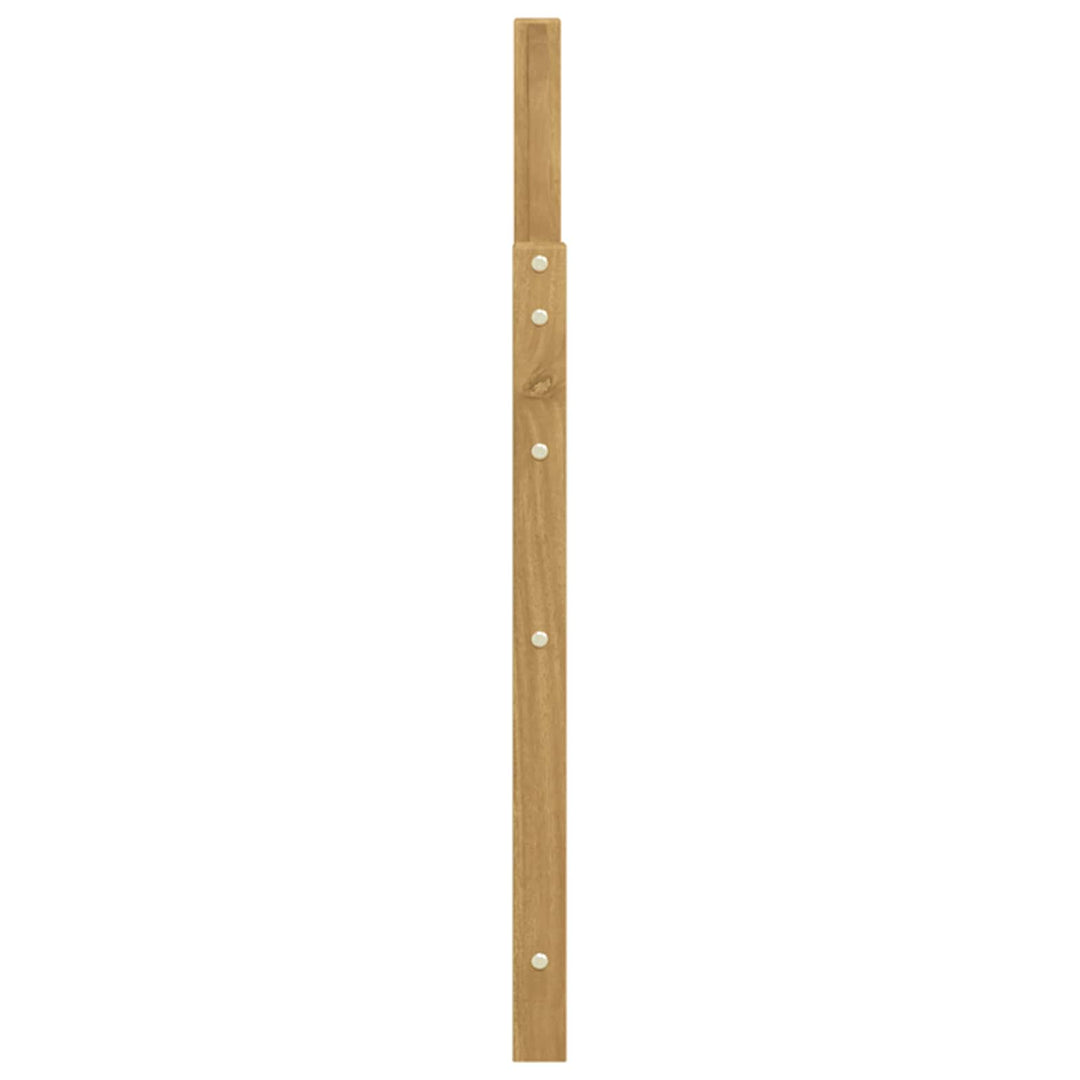 Armstödmodul 2 St Vit 59 X 4 X 73 Cm Massivt Akaciaträ