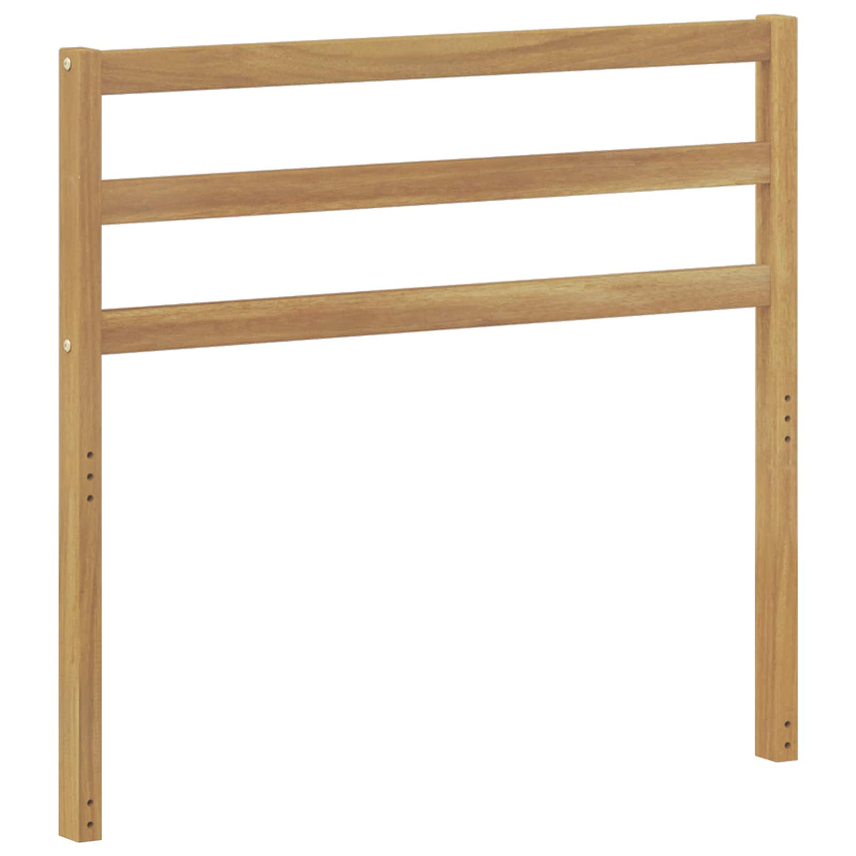 Ryggstöd Modul Vit 79 X 4 X 73 Cm Massivt Akaciaträ