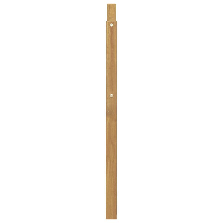Ryggstöd Modul Vit 79 X 4 X 73 Cm Massivt Akaciaträ