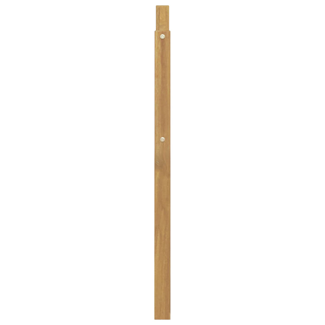 Ryggstöd Modul Vit 79 X 4 X 73 Cm Massivt Akaciaträ