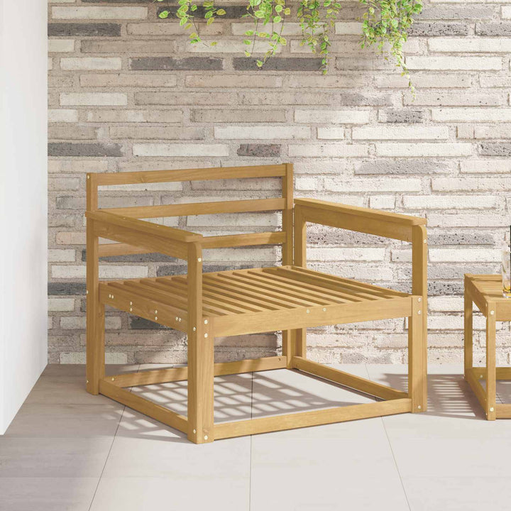 Armstödmodul 2 St Vit 79 X 6 X 61 Cm Massivt Akaciaträ