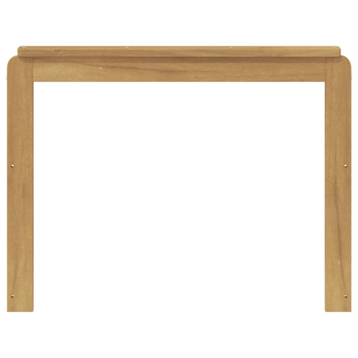 Armstödmodul 2 St Vit 79 X 6 X 61 Cm Massivt Akaciaträ