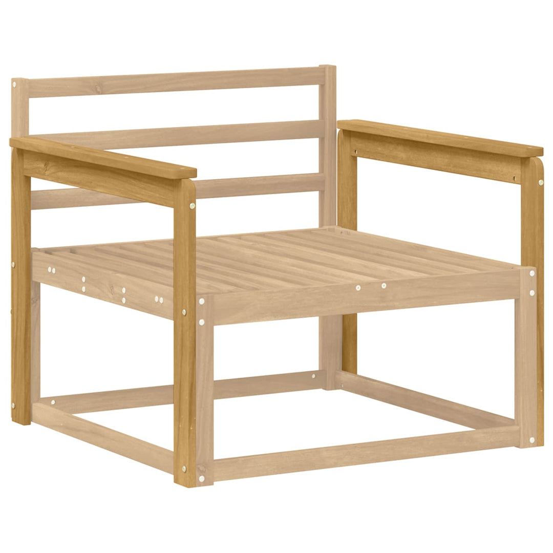 Armstödmodul 2 St Vit 79 X 6 X 61 Cm Massivt Akaciaträ