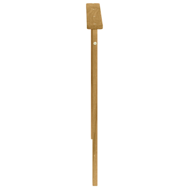 Armstödmodul 2 St Vit 79 X 6 X 61 Cm Massivt Akaciaträ
