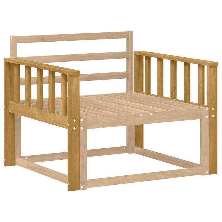 Modul För Armstöd 2 St Vit 80 X 6 X 61 Cm Massivt Akaciaträ