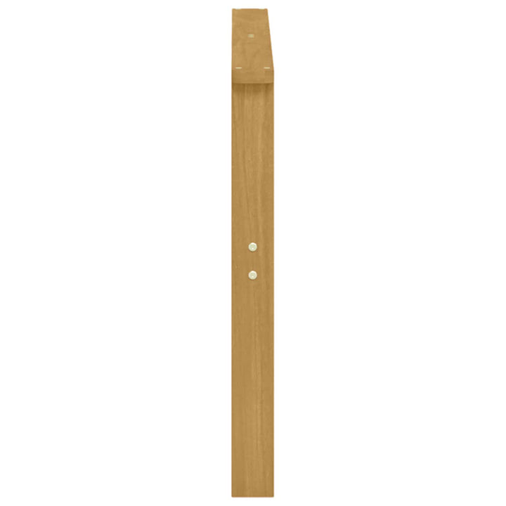 Modul För Armstöd 2 St Vit 80 X 6 X 61 Cm Massivt Akaciaträ
