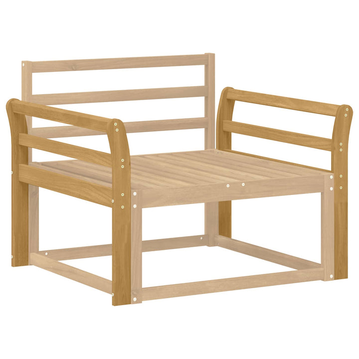 Armstödmodul 2 St Vit 78,5 X 8,5 X 60 Cm Massivt Akaciaträ