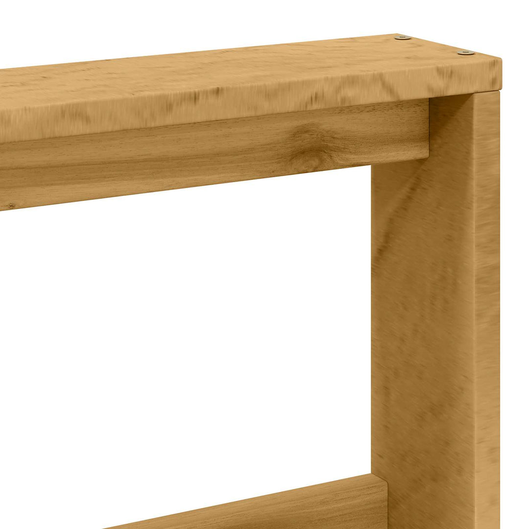 Armstöd Modul 2 St Vit 78,5 X 10 X 61 Cm Massivt Akaciaträ