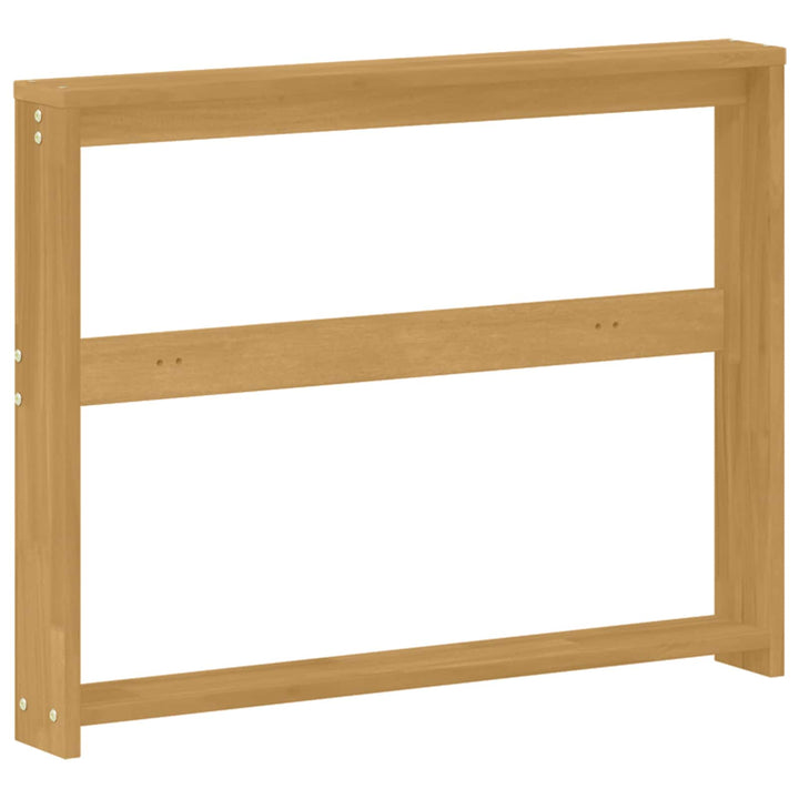 Armstöd Modul 2 St Vit 78,5 X 10 X 61 Cm Massivt Akaciaträ