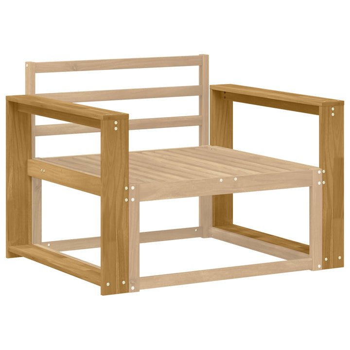 Armstöd Modul 2 St Vit 78,5 X 10 X 61 Cm Massivt Akaciaträ