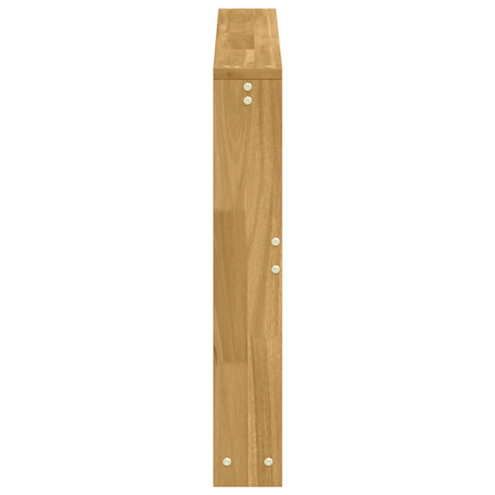 Armstöd Modul 2 St Vit 78,5 X 10 X 61 Cm Massivt Akaciaträ