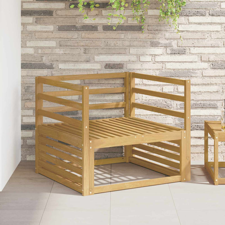 Armstöd Modul 2 St Vit 79 X 4 X 73 Cm Massivt Akaciaträ