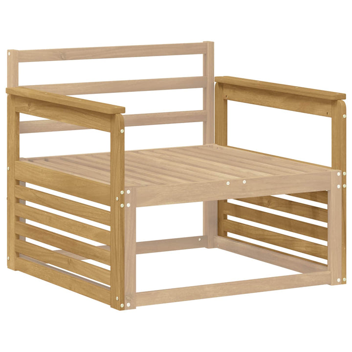 Armstödmodul 2 St Vit 79 X 6 X 61 Cm Massivt Akaciaträ