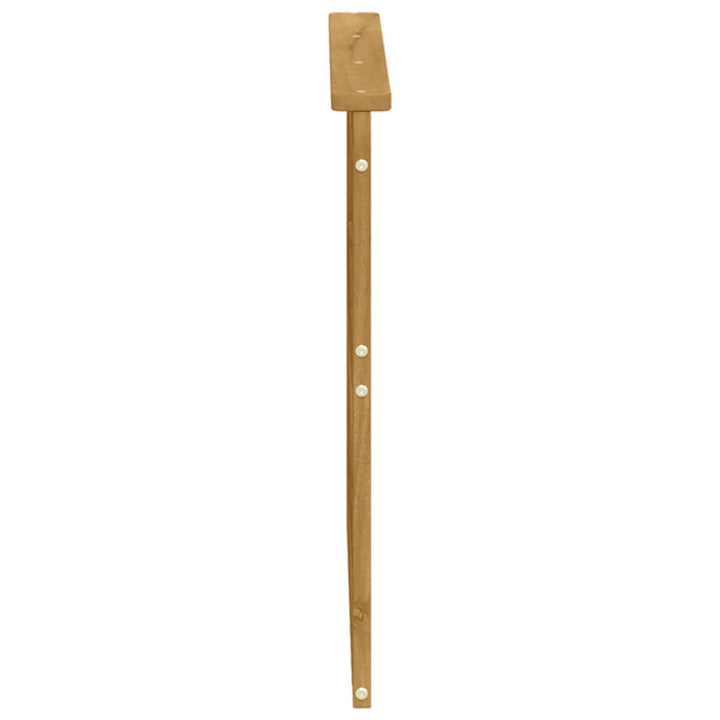 Armstödmodul 2 St Vit 79 X 6 X 61 Cm Massivt Akaciaträ