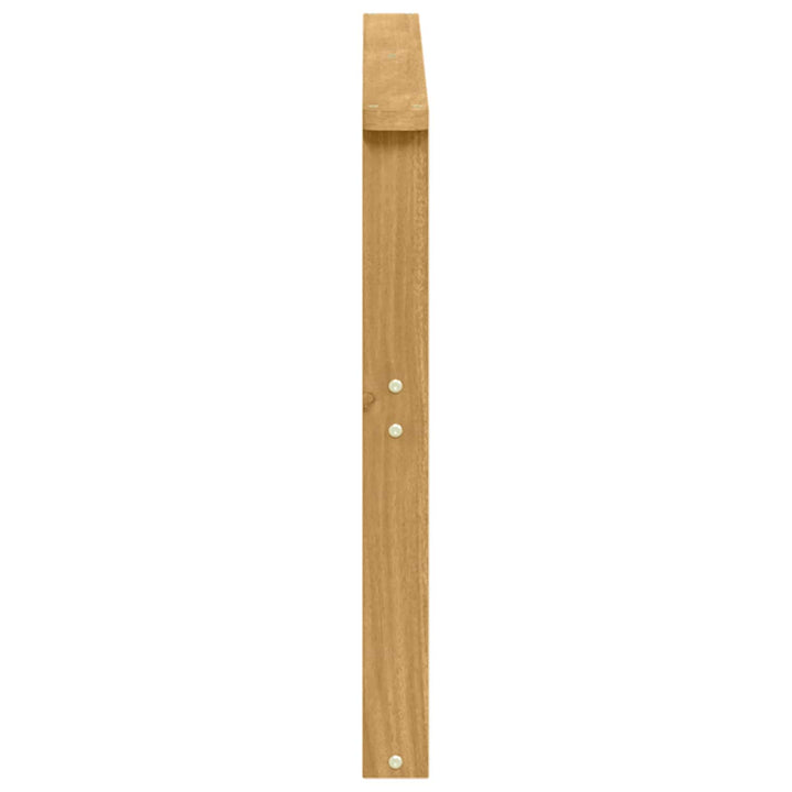 Armstödmodul 2 St Vit 80 X 6 X 61 Cm Massivt Akaciaträ