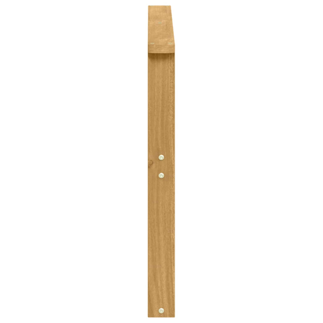 Armstödmodul 2 St Vit 80 X 6 X 61 Cm Massivt Akaciaträ