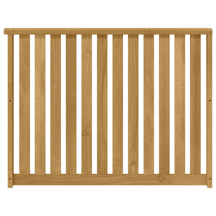 Armstödmodul 2 St Vit 80 X 6 X 61 Cm Massivt Akaciaträ
