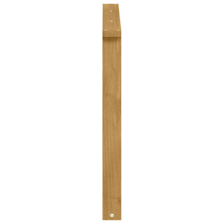 Armstödmodul 2 St Vit 80 X 6 X 61 Cm Massivt Akaciaträ